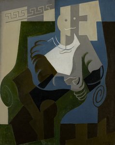 Arlequín sentado, c.1920 de Juan Gris