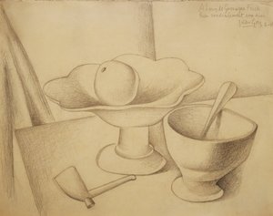 Naturaleza muerta con frutero, 1919