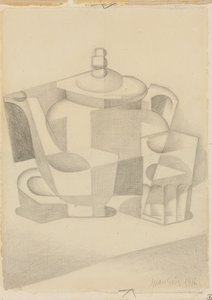 Naturaleza muerta con tetera, 1916 de Juan Gris