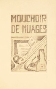 Página de título para Mouchoir de Nuages de Tristan Tzara (1896-1963) 1925 de Juan Gris