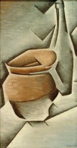Olla y botella de Juan Gris