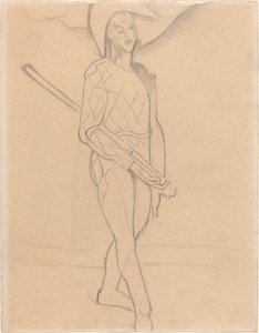 Arlequín de Juan Gris after Paul Cézanne