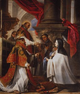 La Comunión de Santa Teresa, 1670
