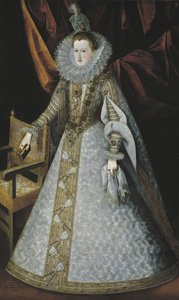 Retrato de Margarita de Austria 1584-1611, 1606 de Juan Pantoja de la Cruz