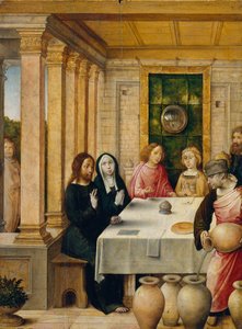 La boda en Caná, c.1500-4 de Juan de Flandes