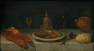 Naturaleza muerta y mesa puesta de Juan van der Hamen