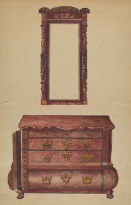 Cajones y espejo de Juanita Lantz