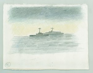 Bombardeo naval alemán de Scarborough, North Yorkshire, 1914 de Judith Dobie