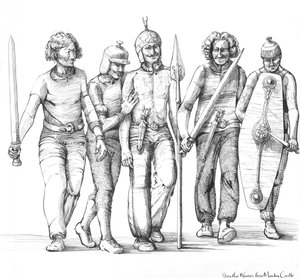 Guerreros de la Edad de Hierro, Prehistoria, c1990-2010