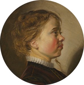 Joven niño de perfil, c. 1630 de Judith Leyster