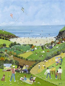 Placeres de verano, 2009 (Gouache sobre papel) de Judy Joel