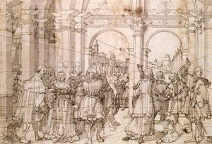 El suicidio de Lucrecia, principios del siglo XVI de Jörg Breu the Elder