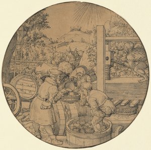 La vendimia (septiembre) de Jörg Breu the Elder