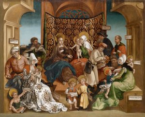 La Sagrada Parentela de Jörg Breu the Younger