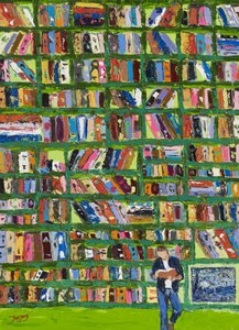 Lector de la Biblioteca Colorida