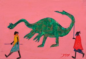 Paseo de los dinosaurios primitivos