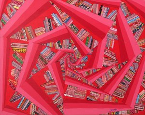 Libros rojos en espiral de Jukyong Park