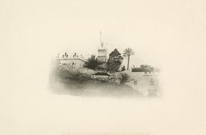 Una de las vistas de Argelia de Jules Gervais-Courtellemont (foto b/n) de Jules (after) Gervais-Courtellemont
