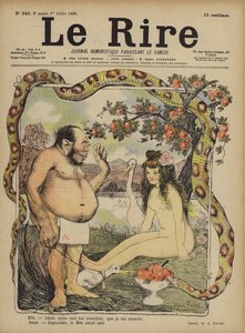Adán y Eva, Ilustración para Le Rire