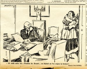 Candide, Satírico en N & B de Jules Abel Faivre