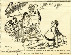 Candide, Satírico en N & B de Jules Abel Faivre