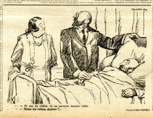 Candide, Satírico en N & B de Jules Abel Faivre