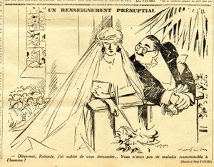 Candide, Satírico en N & B de Jules Abel Faivre
