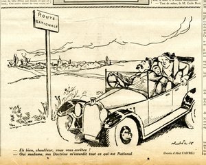 Candide, Satírico en N & B de Jules Abel Faivre