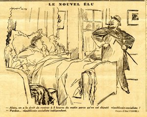 Cándido, Satírico en N & B de Jules Abel Faivre