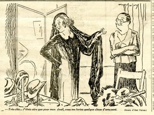Candide, Satírico en N & B de Jules Abel Faivre