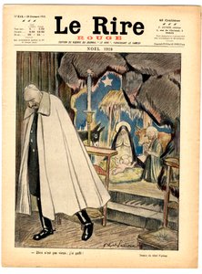 Portada de "La Risa Roja", Satírico en Colores de Jules Abel Faivre