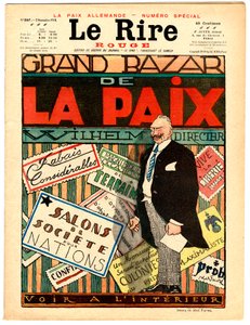 Portada de "La Risa Roja", Satírico en Colores de Jules Abel Faivre