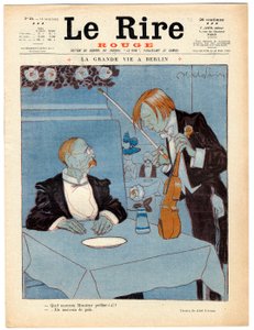 Portada de La Risa Roja, Satírico en Colores de Jules Abel Faivre
