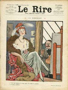 Ilustración para la portada de Le Lire de Jules Abel Faivre