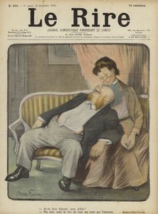 Ilustración para Le Rire de Jules Abel Faivre