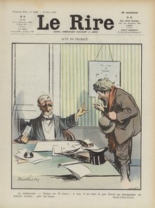 Ilustración para Le Rire de Jules Abel Faivre