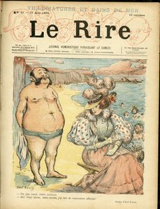 Ilustración de Abel Faivre (1867-1945) para la portada de Le Rire de Jules Abel Faivre