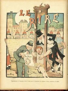 Ilustración de Abel Faivre (1867-1945) para la Portada de Le Rire de Jules Abel Faivre