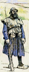Soldado en Verdún de Jules Adler