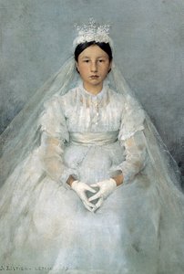El comulgante, 1875 de Jules Bastien Lepage