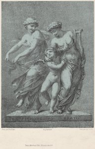 Apolo y las Musas de Jules Boilly after Pierre Paul Prud