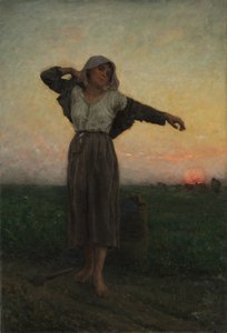 El recolector cansado de Jules Breton