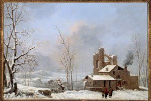 Paisaje de invierno de Jules Cesar Denis van Loo