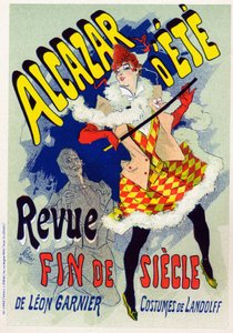 Arte. Entretenimiento. Espectáculo de variedades Fin de Siglo en el cabaret parisino l