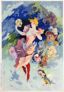Alegoría de la comedia, finales del siglo XIX (ilustración)