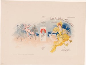 Portada de Les Affiches Illustrées de Ernest Maindron