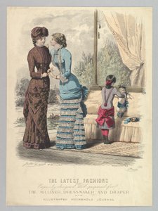Las últimas modas diseñadas y preparadas expresamente para la modista, 1880-82 de Jules David