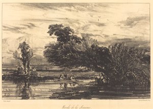 Orilla del Somme (Bords de la Somme) de Jules Dupré