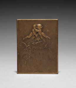 Reverso del medallón de Jules Dupré