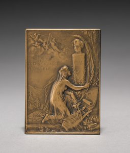 Reverso del medallón de Jules Dupré